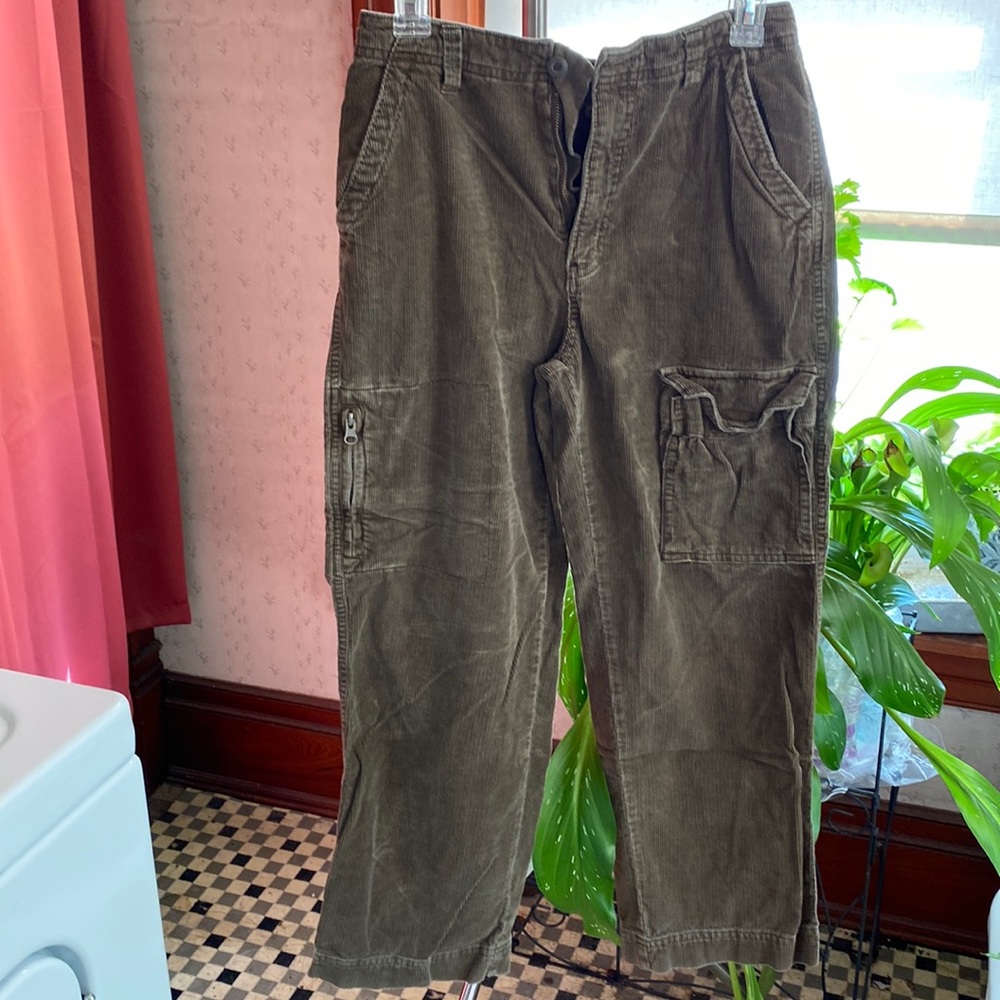 ID Tags Corduroy Cargo Pants